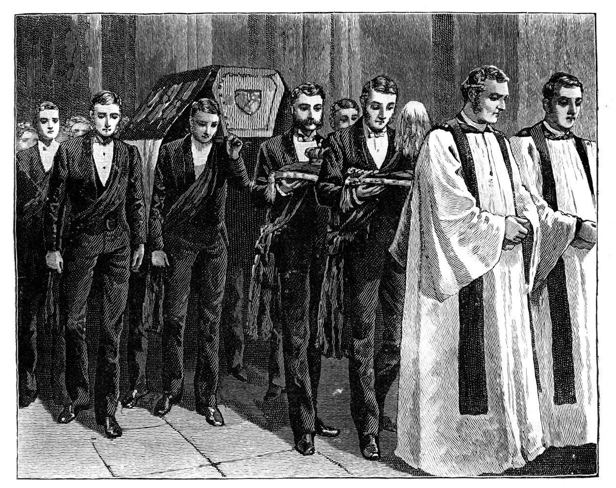 Beerdigung von Prinz Albert, 1861 von Unbekannt
