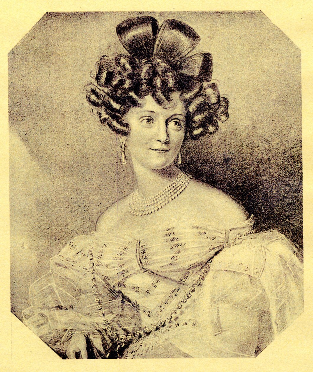 Prinzessin Carolyne zu Sayn-Wittgenstein, geb. Iwanowska 1819-1887, 1840er Jahre von Unbekannt