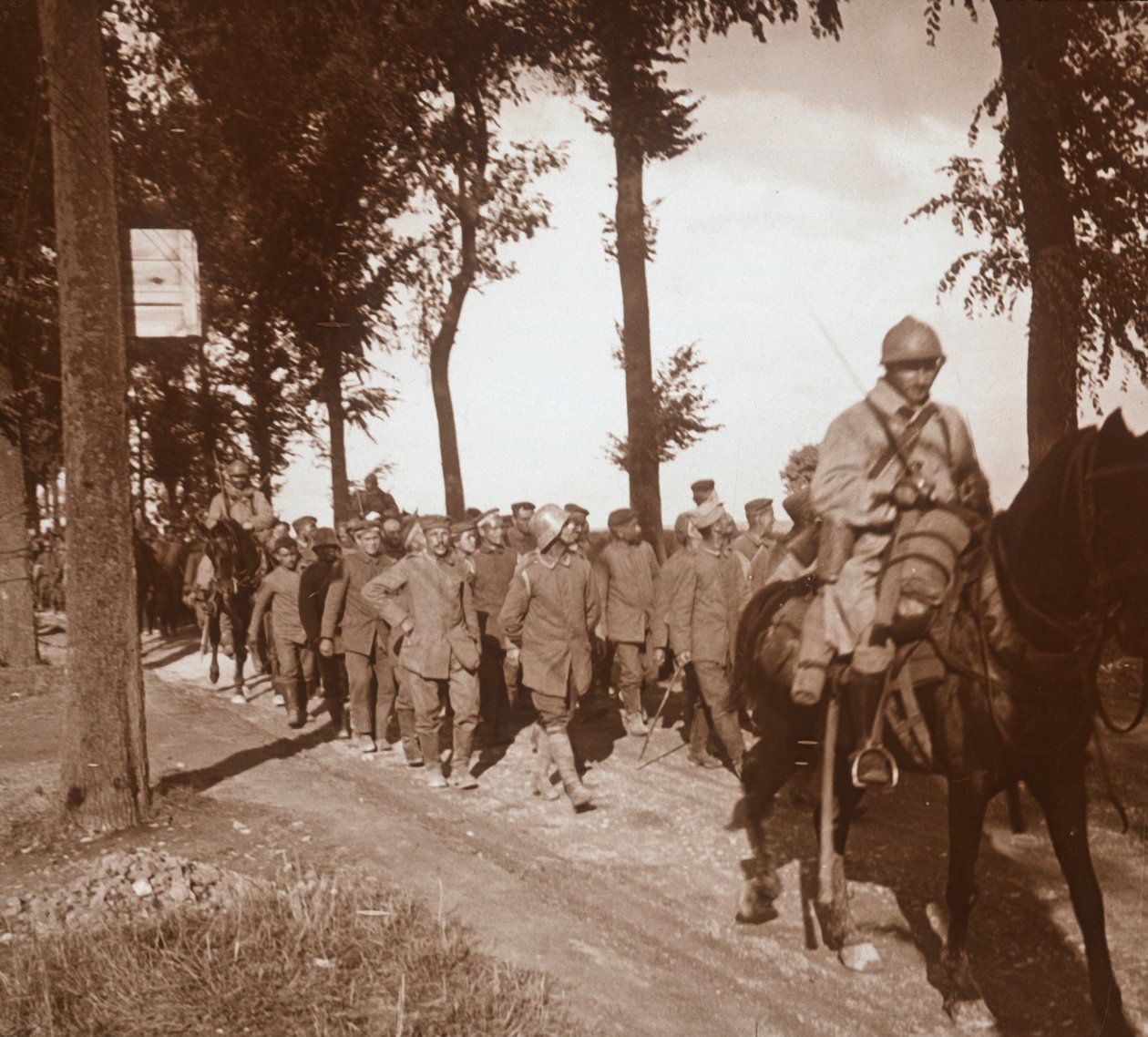 Gefangene in Catenoy, Oise, Nordfrankreich, ca. 1914-ca. 1918 von Unbekannt