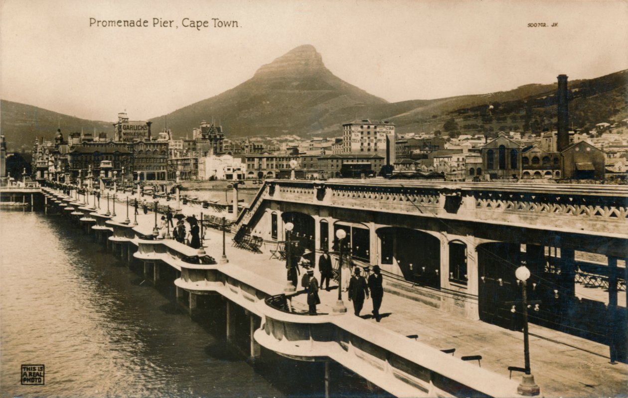 Promenadenpier, Kapstadt, ca. 1900 von Unbekannt