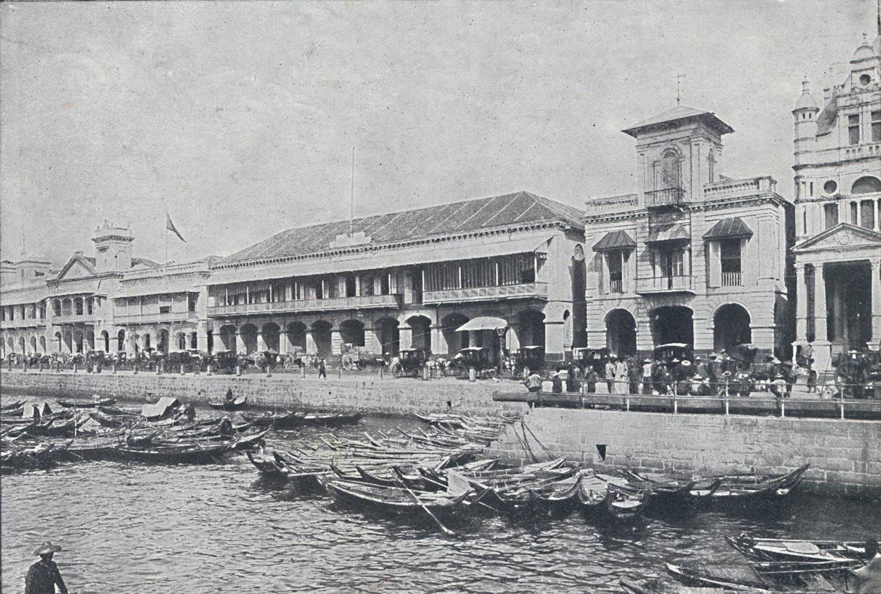 Kai in Singapur, 1924 von Unbekannt
