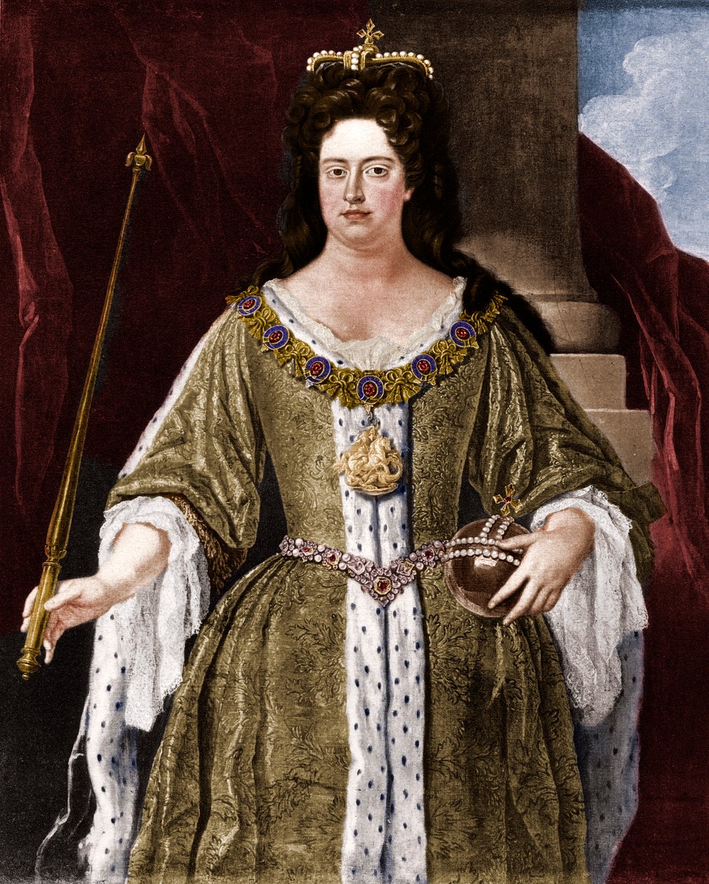 Königin Anne, um 1702, 1906 von Unbekannt