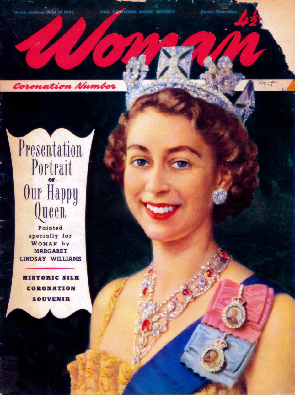 Königin Elizabeth II., geb. 1926, 1953 von Unbekannt