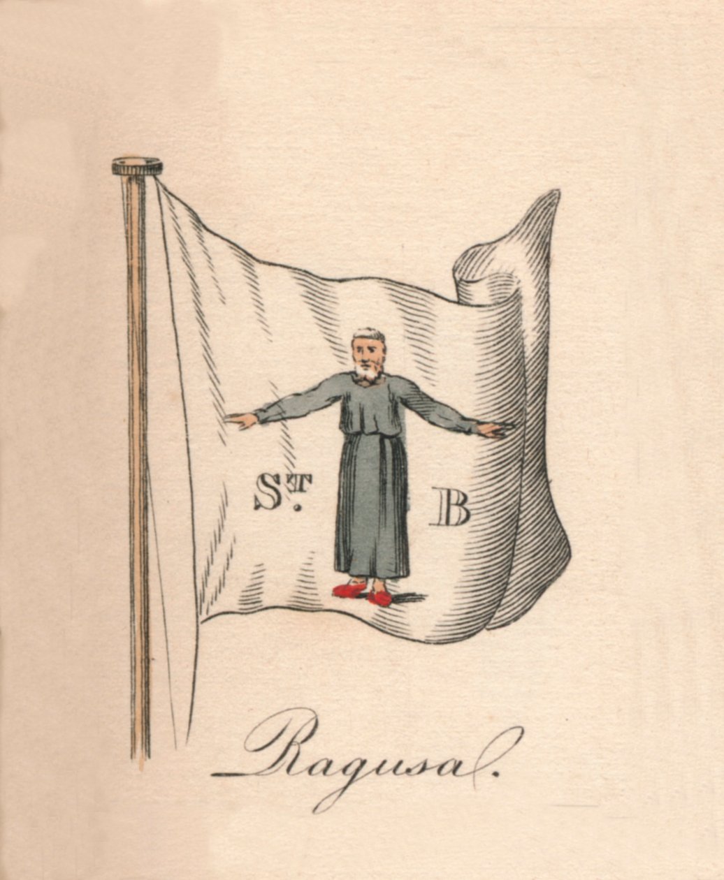 Ragusa, 1838 von Unbekannt