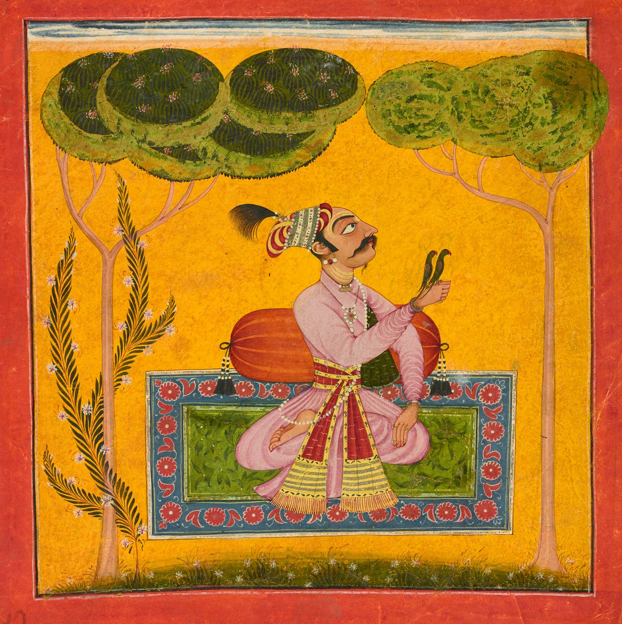 Raja Mandhata als musikalischer Modus, ca. 1690 von Unbekannt