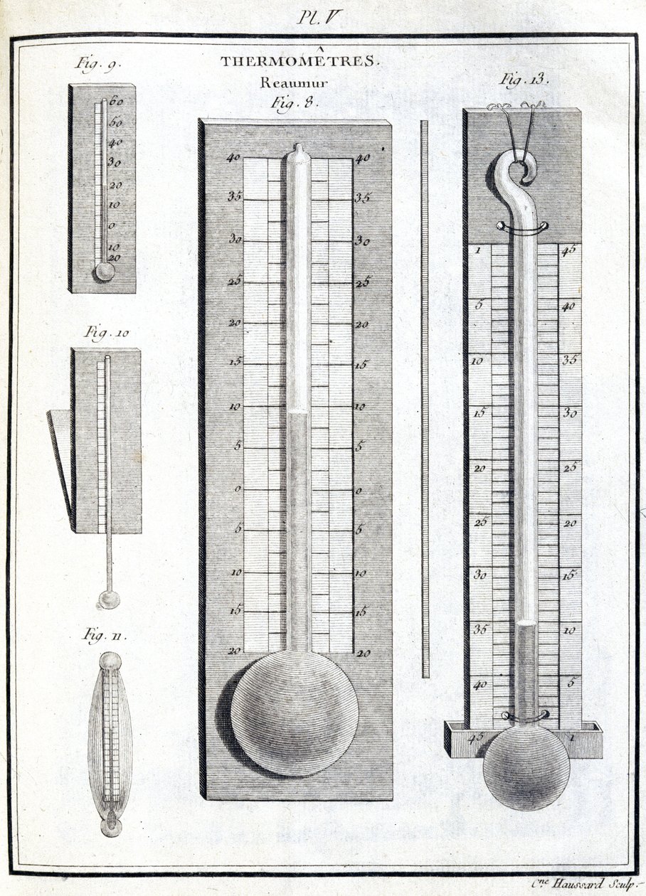 Reaumur-Thermometer von Unbekannt