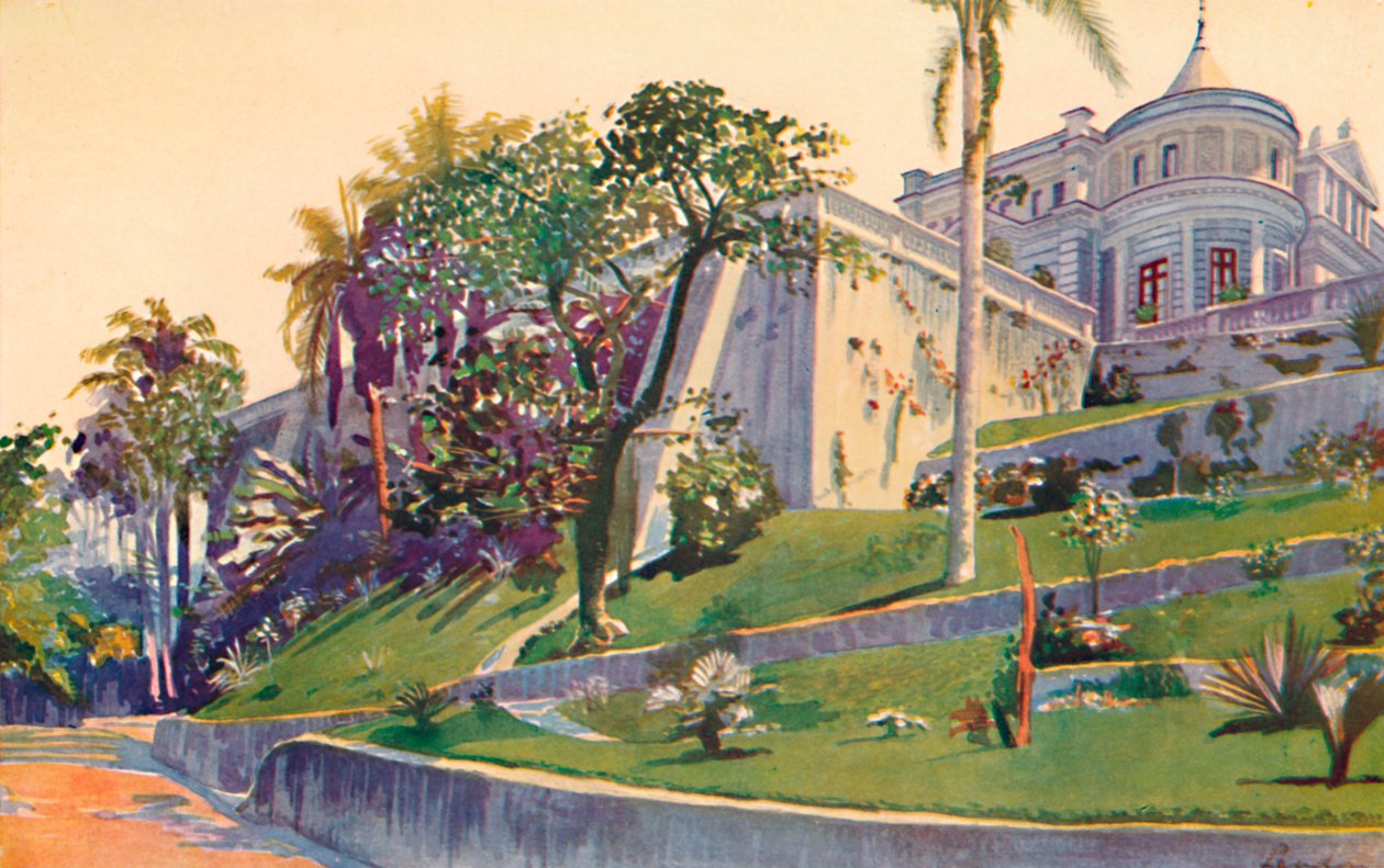 Residenz von Senator General Pinheiro Machado, 1914 von Unbekannt