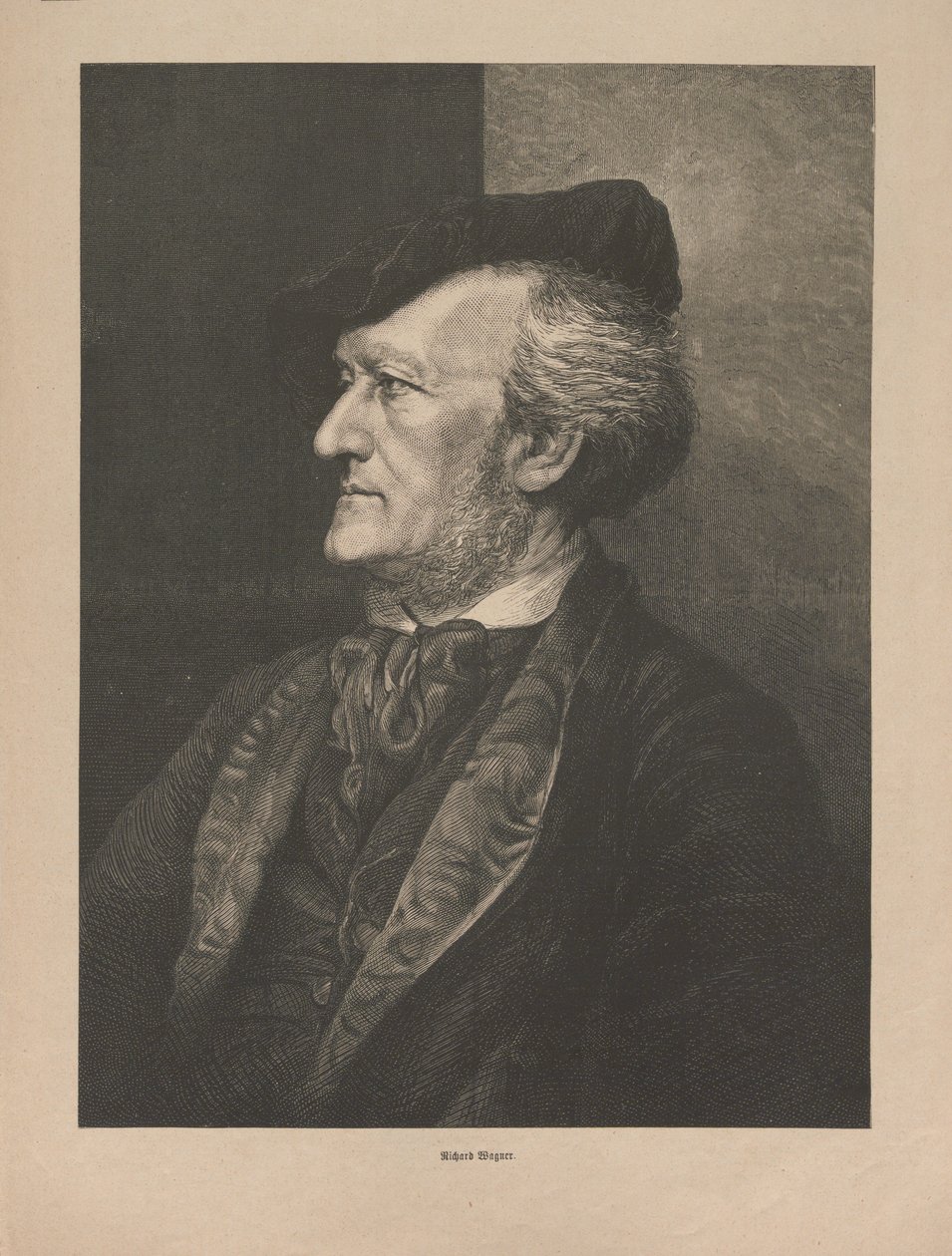 Richard Wagner, 1875 von Unbekannt