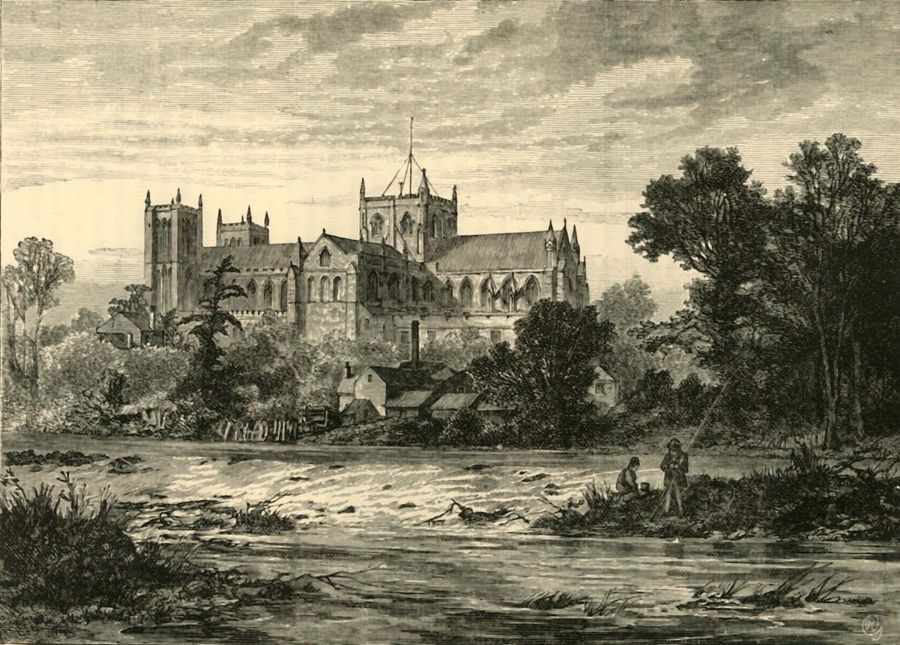 Ripon Minster, von Südosten, 1898 von Unbekannt