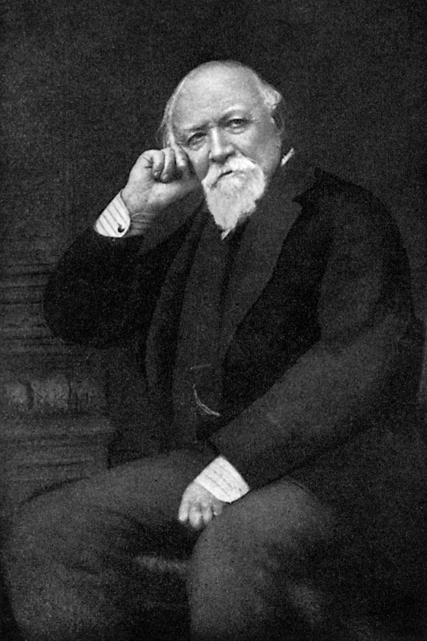 Robert Browning, britischer Dichter und Dramatiker, 1912 von Unbekannt