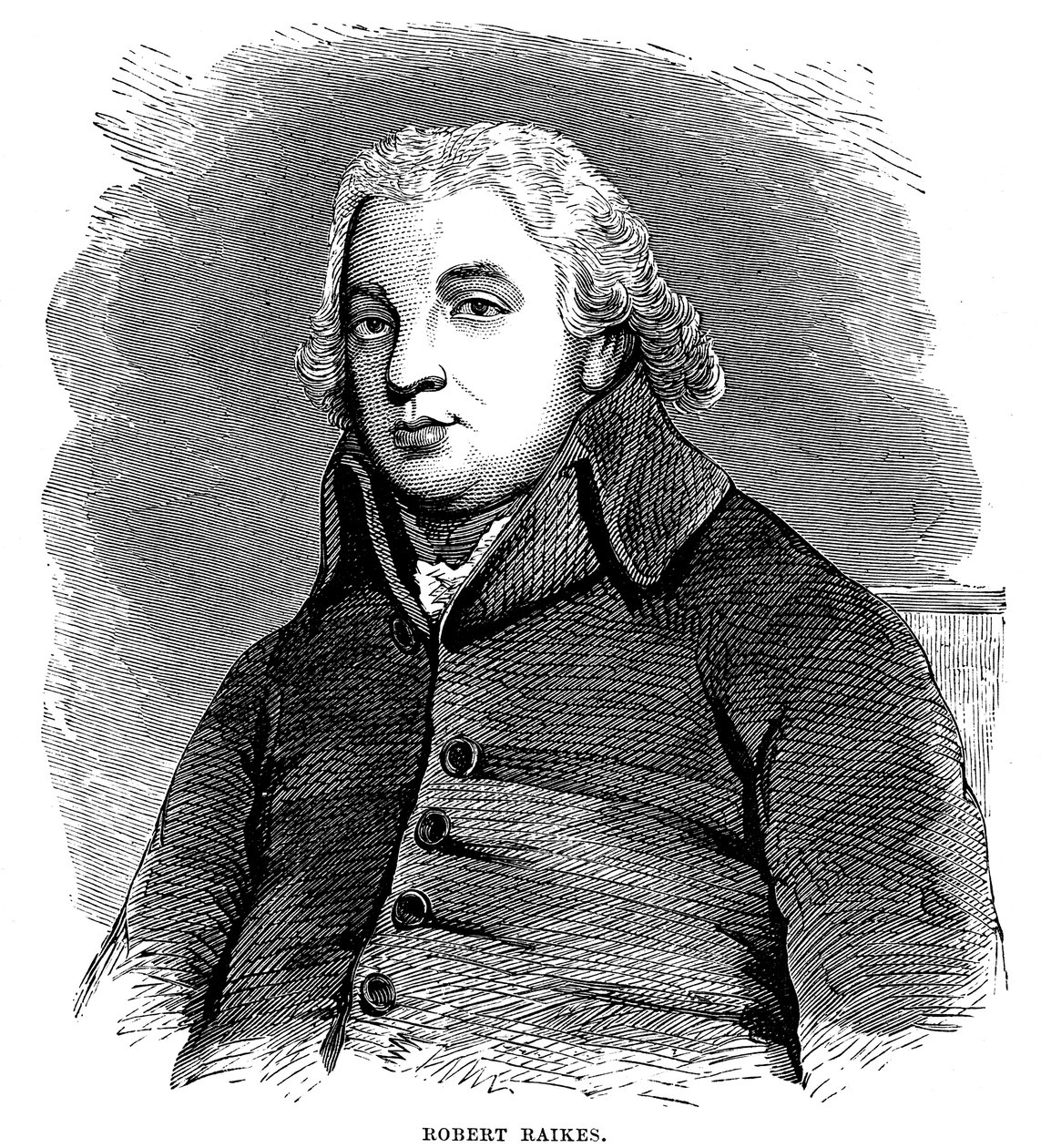 Robert Raikes, englischer Philanthrop und Verleger von Unbekannt