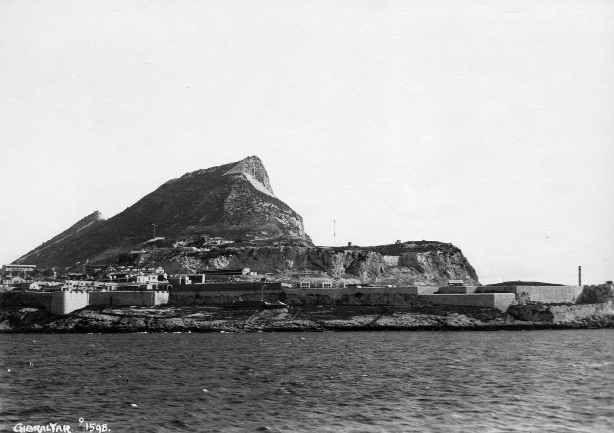 Felsen von Gibraltar, ca. 1920er-1930er Jahre von Unbekannt