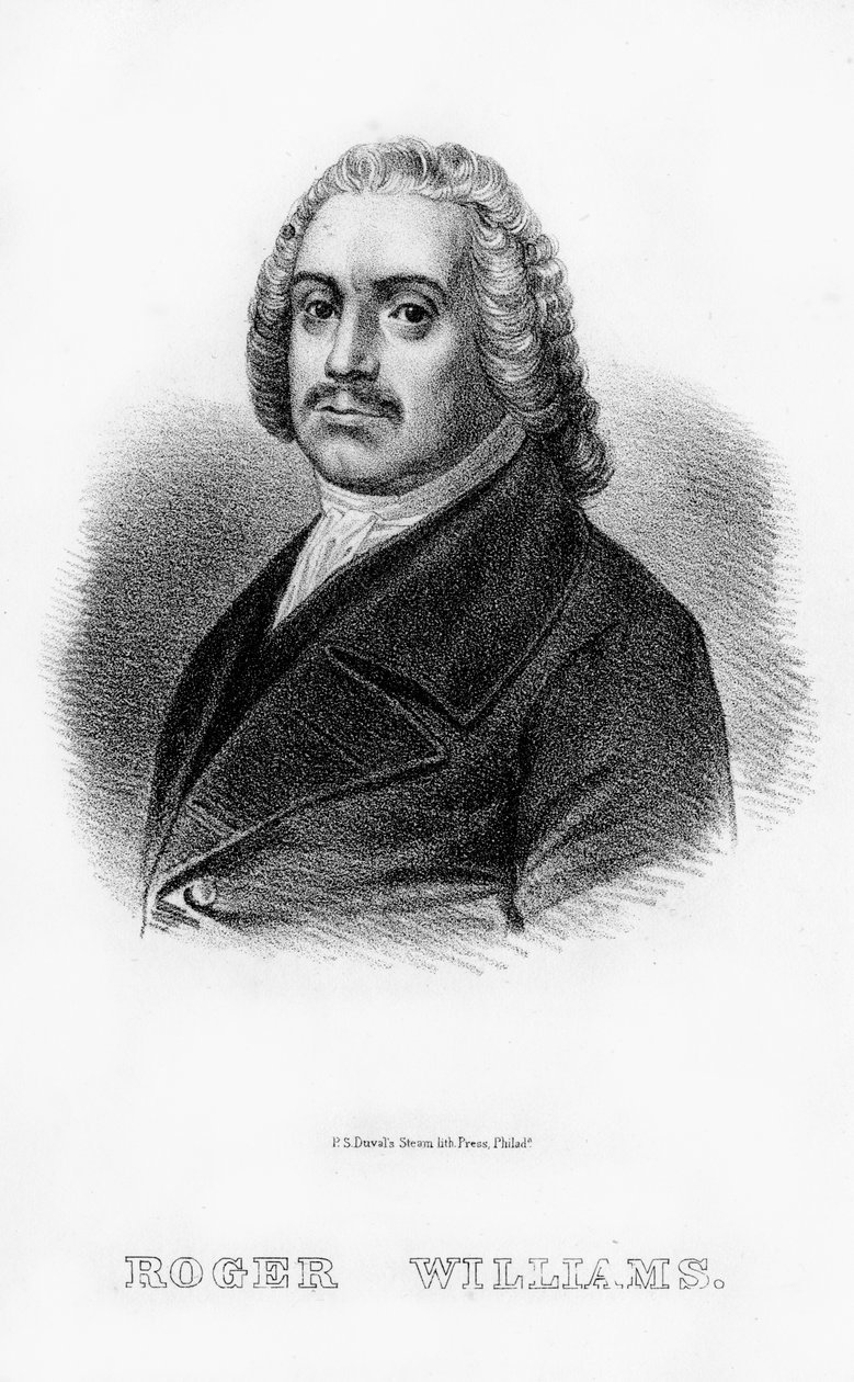 Roger Williams, anglo-amerikanischer Theologe, 1854 von Unbekannt