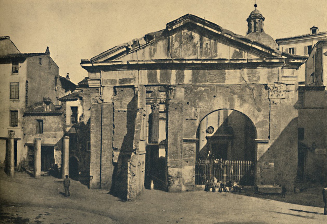 Roma - Portikus des Octavia, 1910 von Unbekannt
