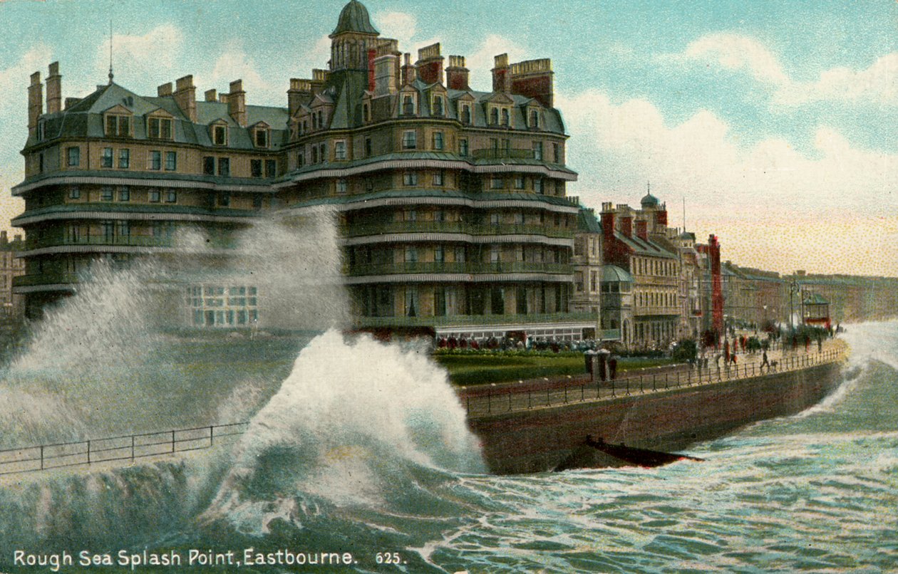 Raue See, Splash Point, Eastbourne, Sussex, um 1912 von Unbekannt