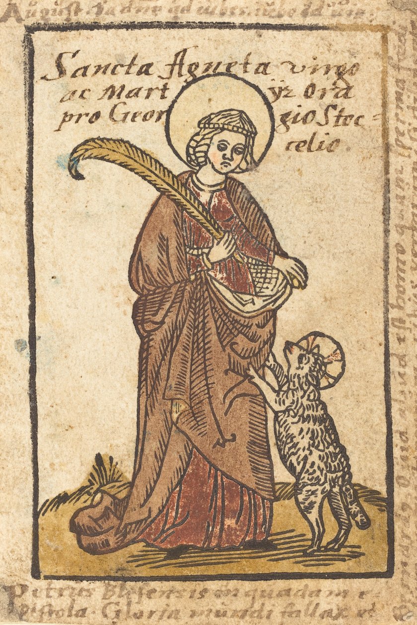 Heilige Agnes von Unbekannt