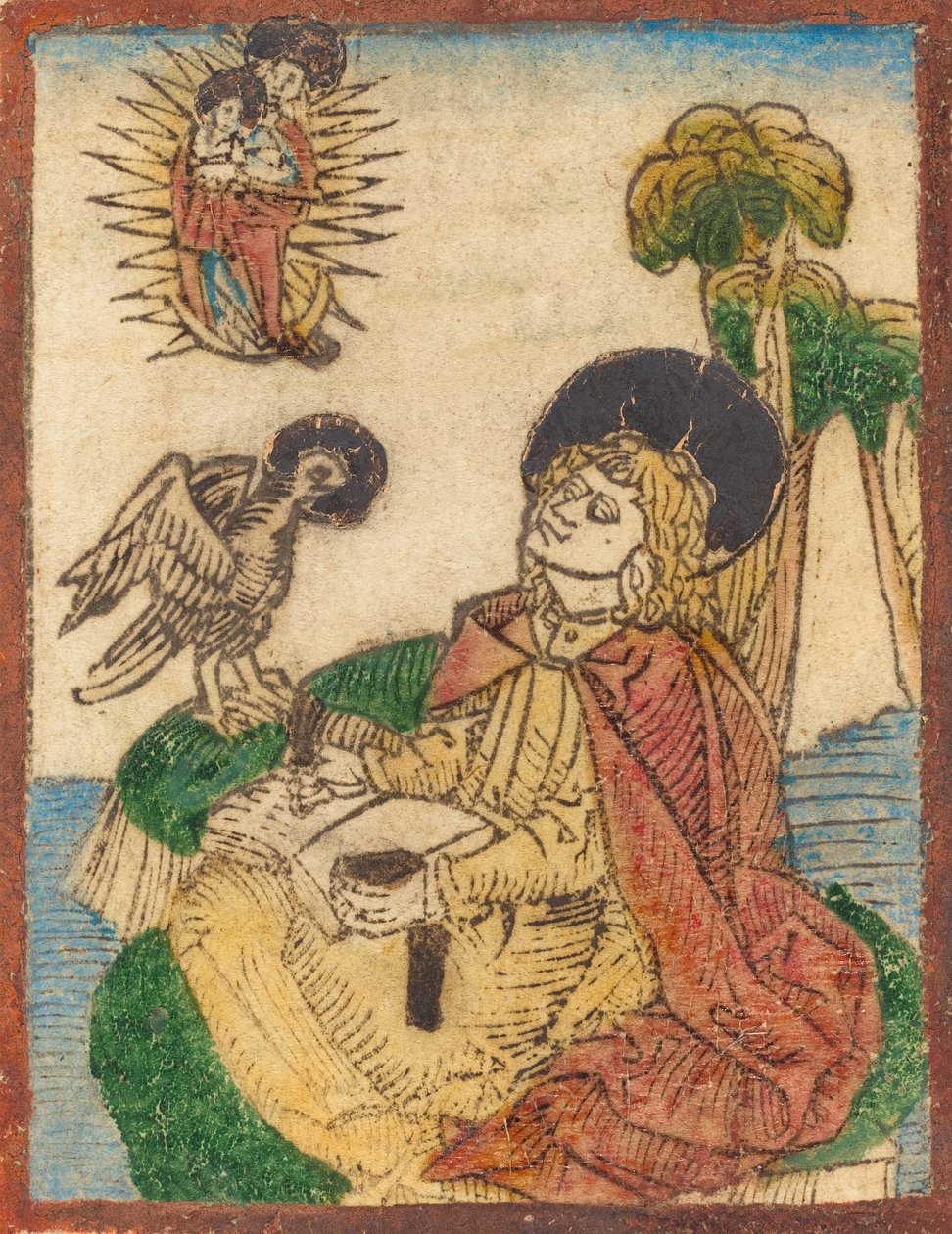 Sankt Johannes auf der Insel Patmos von Unbekannt