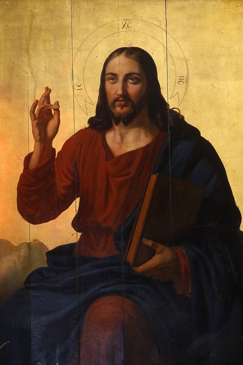 Saint Nicolas Melkitische Kirche, Marseille. Jesus-Ikone, Frankreich von Unbekannt