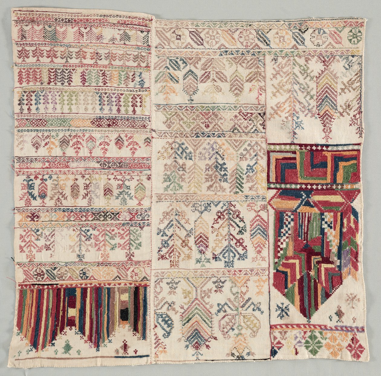 Stickmustertuch, ca. 1700 von Unbekannt