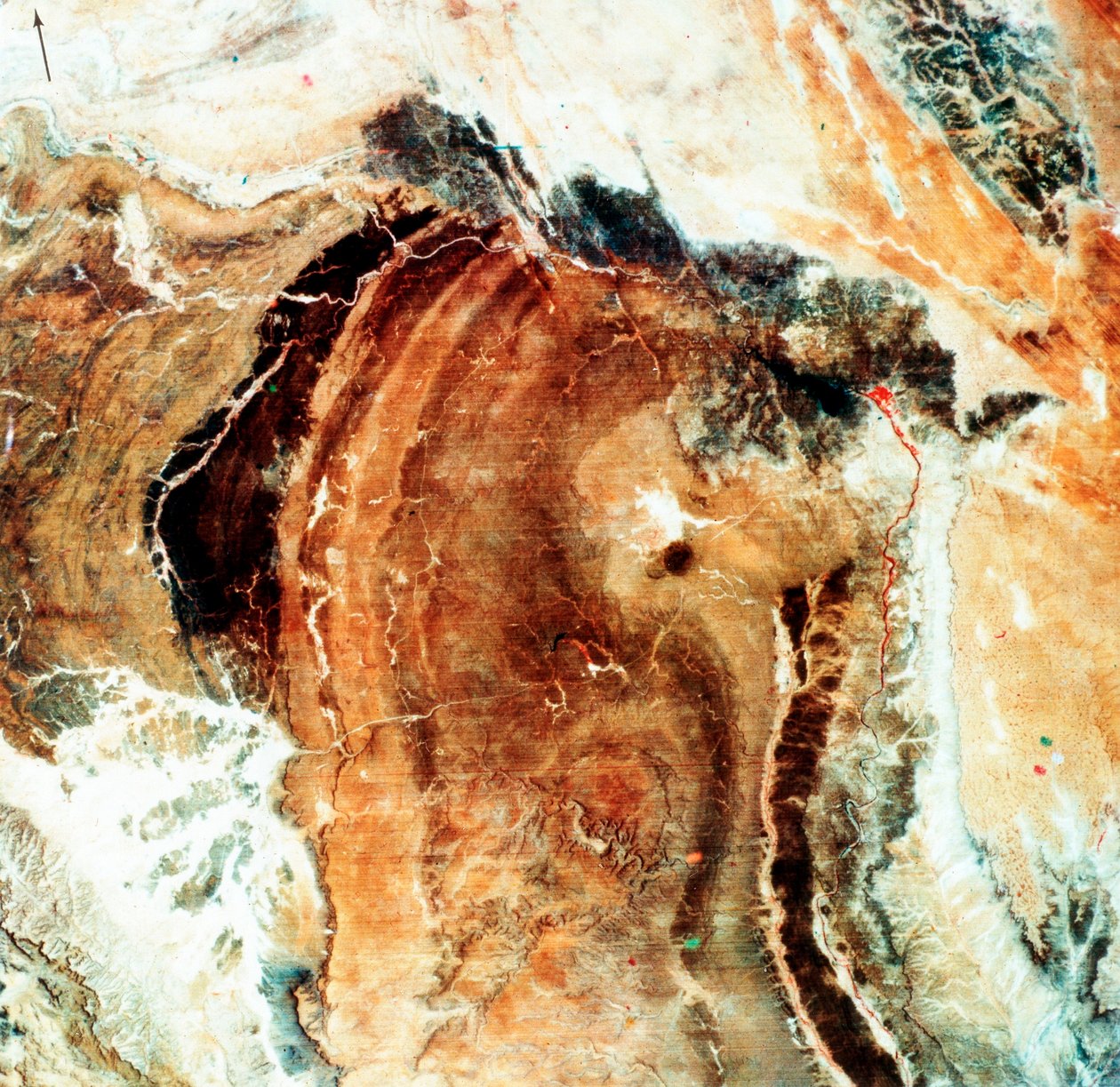 Satellitenfoto von Groß-Namaland, Namibia, 1972 von Unbekannt