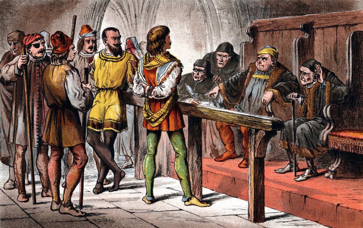 Szene aus Shakespeares Viel Lärm um nichts von Unbekannt