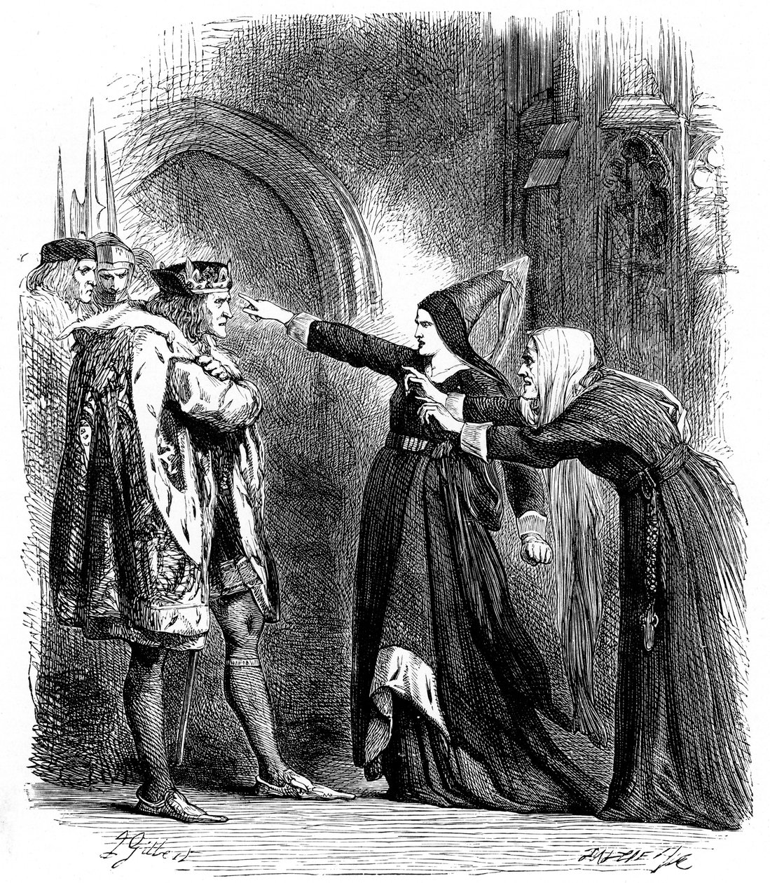 Szene aus Shakespeares Richard III von Unbekannt