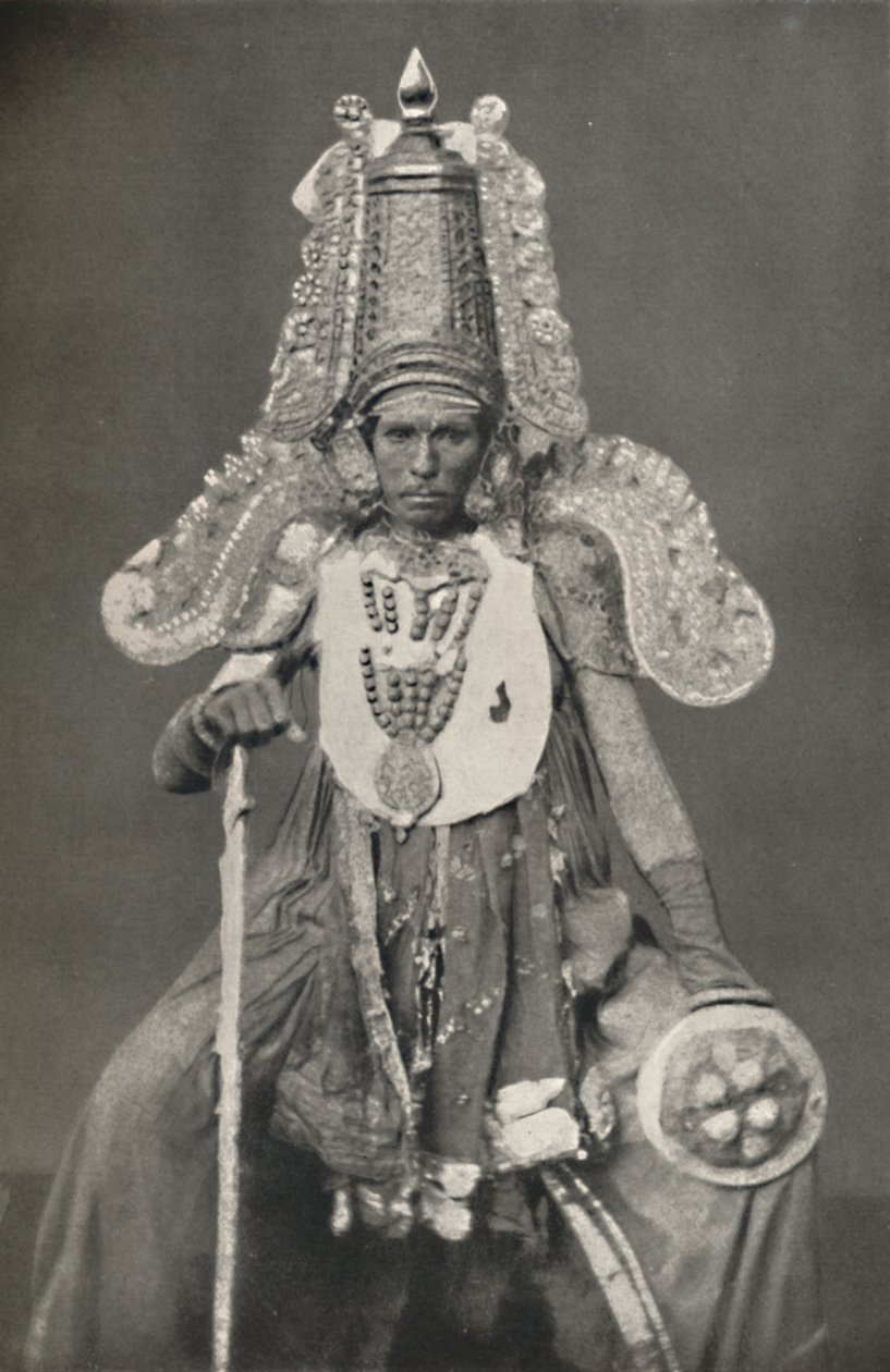 Schauspieler als Subrahmanya Kriegsgott, 1926 von Unbekannt
