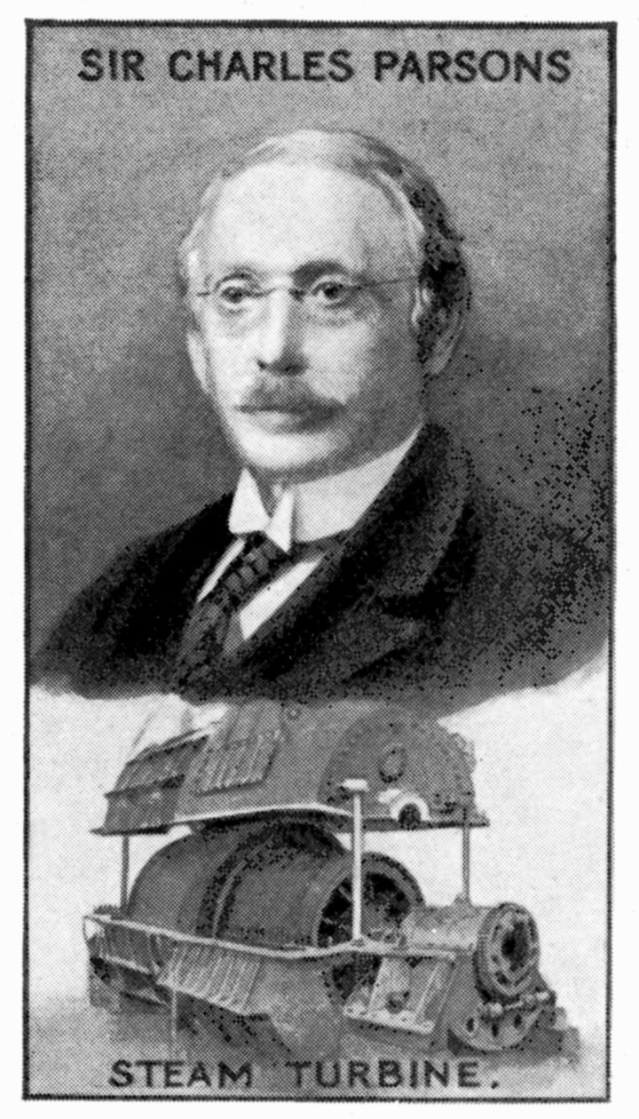Sir Charles Algernon Parsons, irischer Ingenieur von Unbekannt