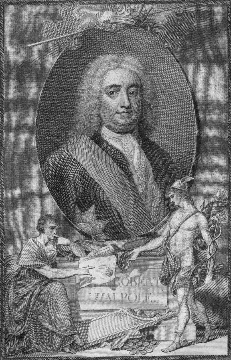 Sir Robert Walpole, 1790 von Unbekannt