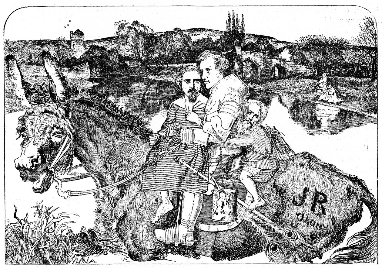 Parodie auf Sir Isumbras und die P.R.B., 1923 von Unbekannt