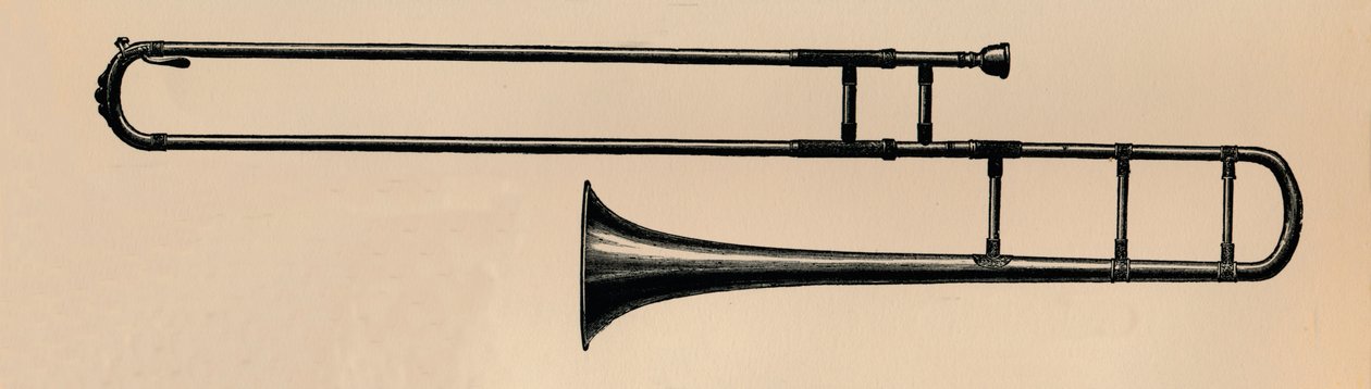 Zugposaune, 1895 von Unbekannt