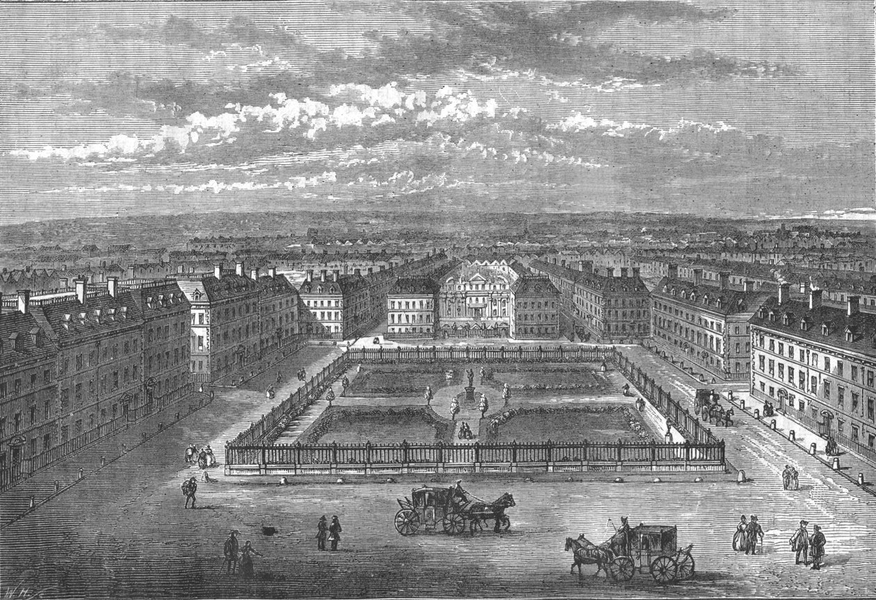 Soho Square, um 1700, 1897 von Unbekannt