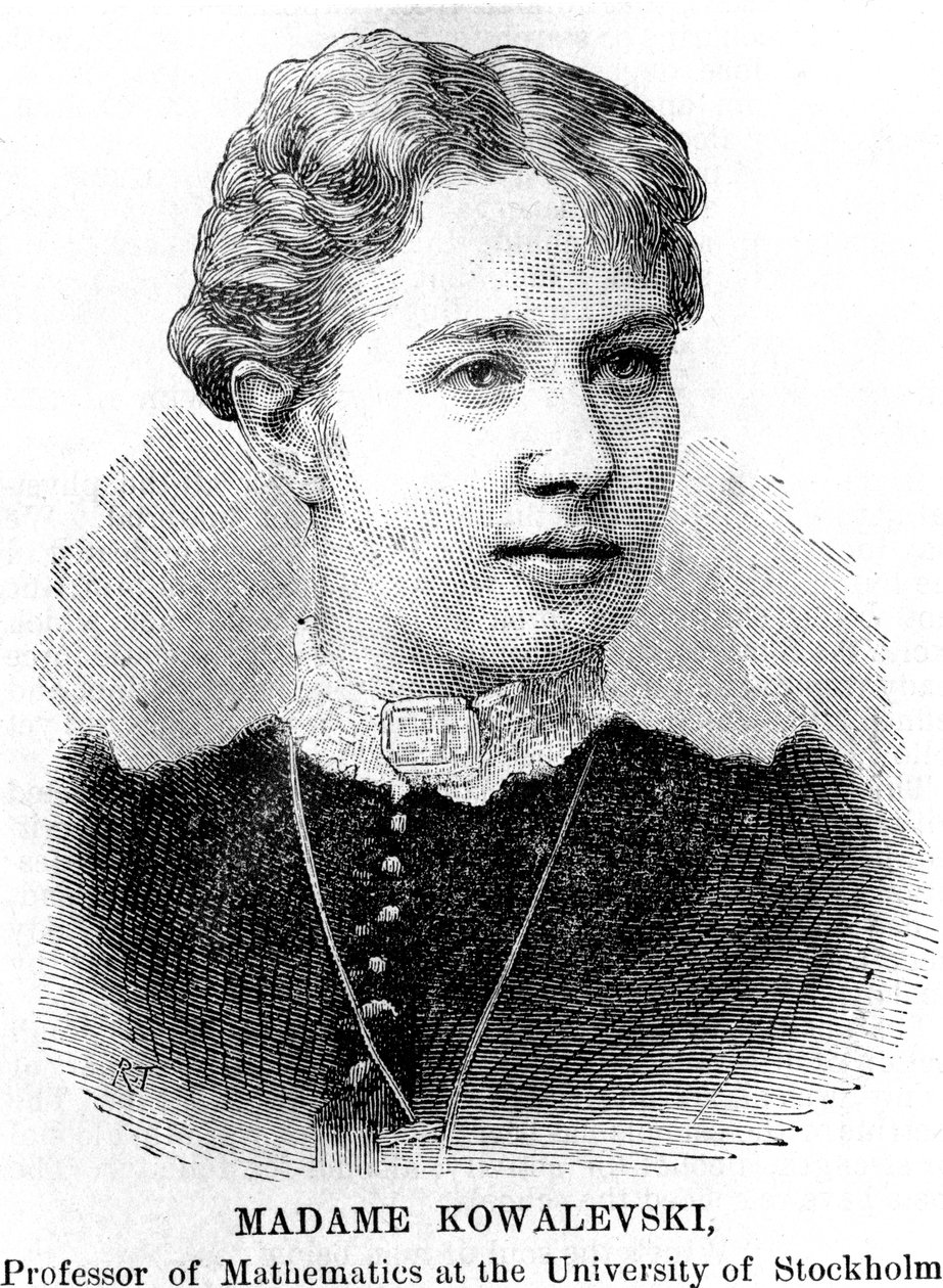 Sonia Sophie Kowalevski, russische Mathematikerin, 1888 von Unbekannt