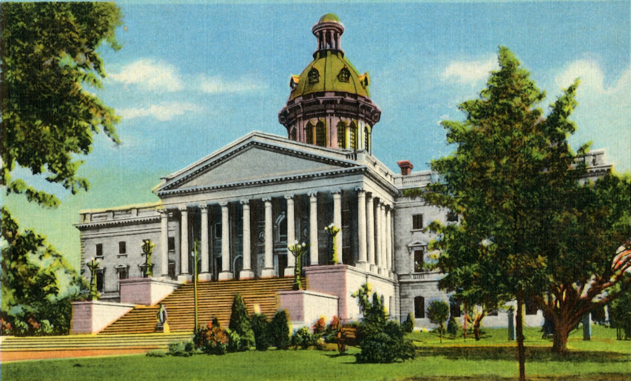 South Carolina State Capitol, Columbia, S.C., 1942 von Unbekannt