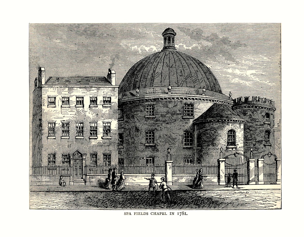 Spa Fields Kapelle, 1781 von Unbekannt