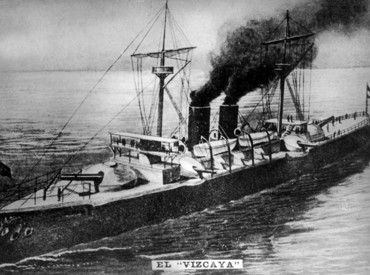 Spanisches Schlachtschiff The Viscaya, 1898er, 1920er von Unbekannt