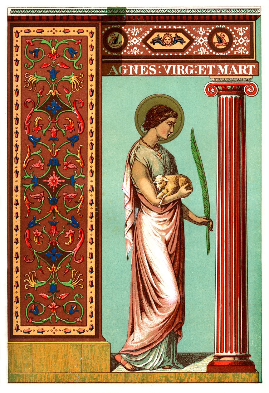 St. Agnes, 1886 von Unbekannt