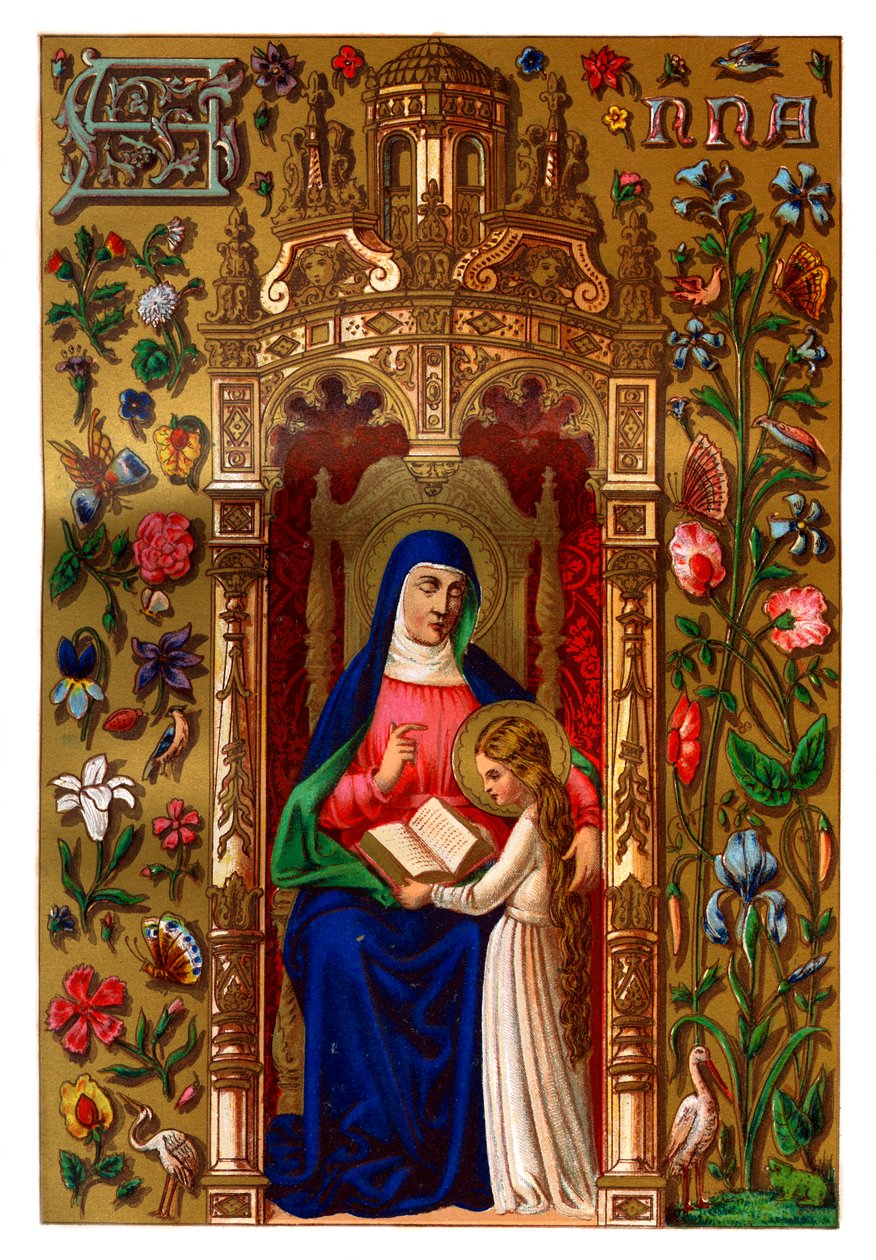 Heilige Anna, 1886 von Unbekannt