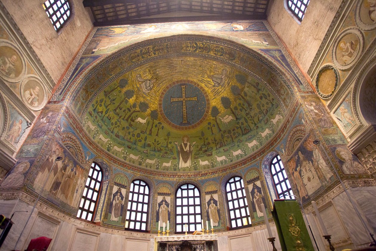 Kirche St. Apollinare Nuovo, Mosaik, Ravenna, Italien von Unbekannt
