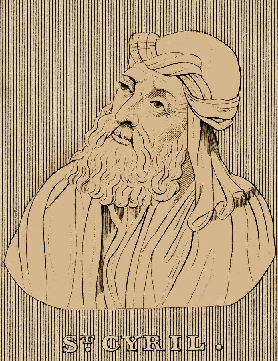 St. Kyrill, ca. 376-444, 1830 von Unbekannt