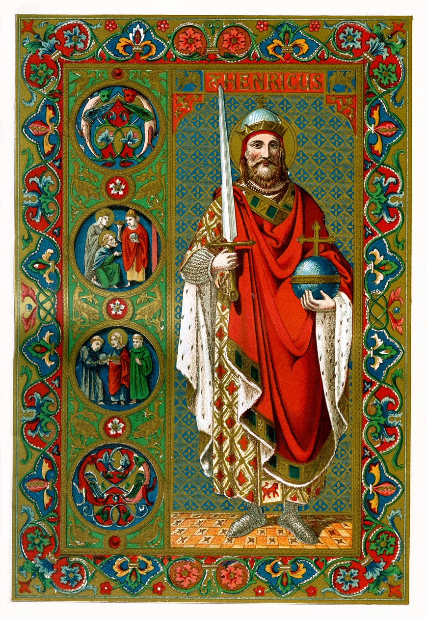 St. Heinrich, Heiliger Römischer Kaiser, 1886 von Unbekannt