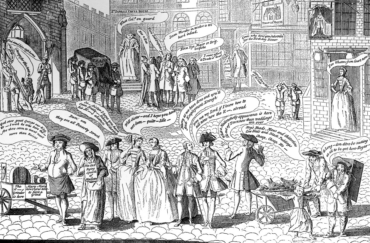 St. James im Oktober..., 1750 von Unbekannt