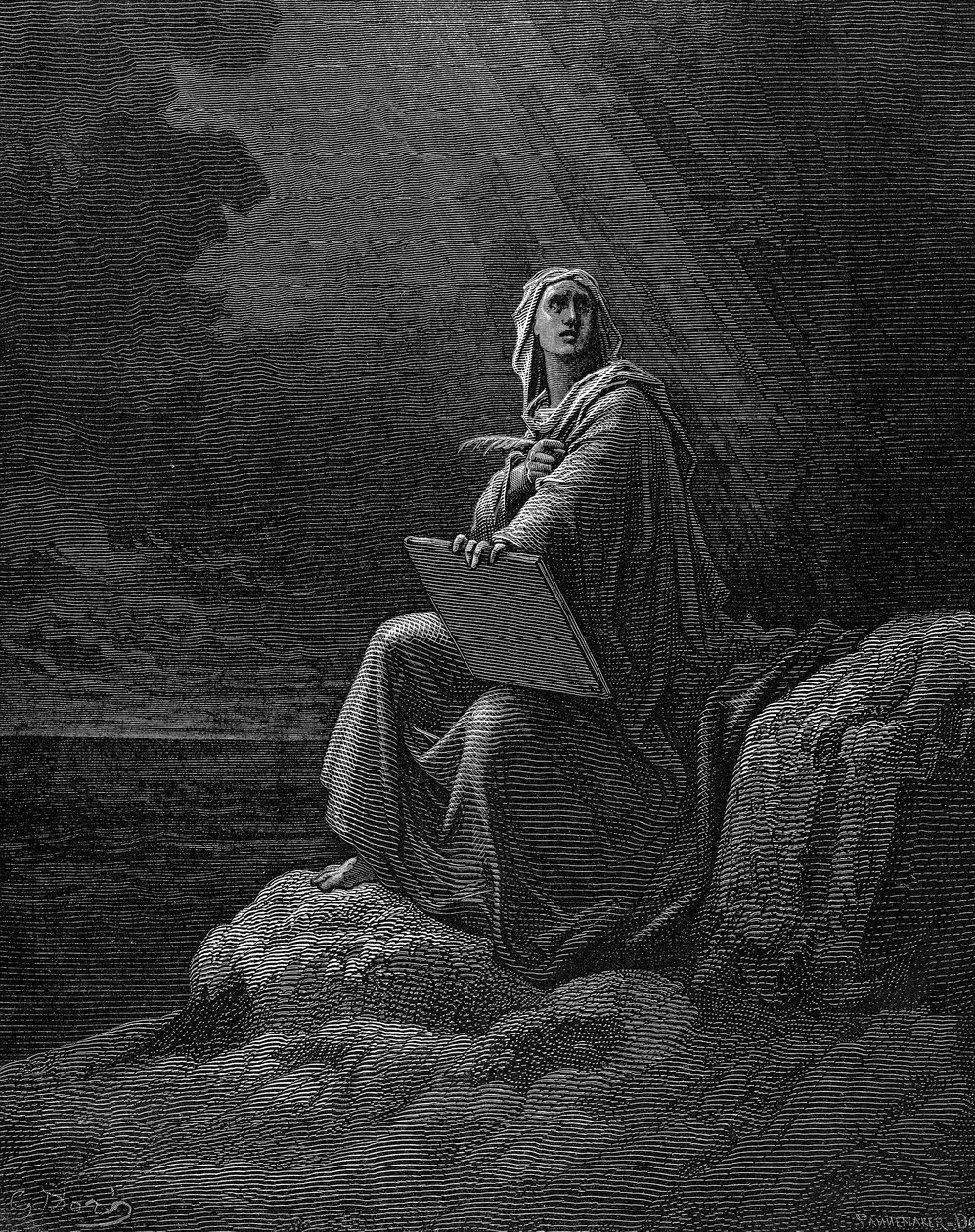 St. Johannes auf Patmos von Unbekannt