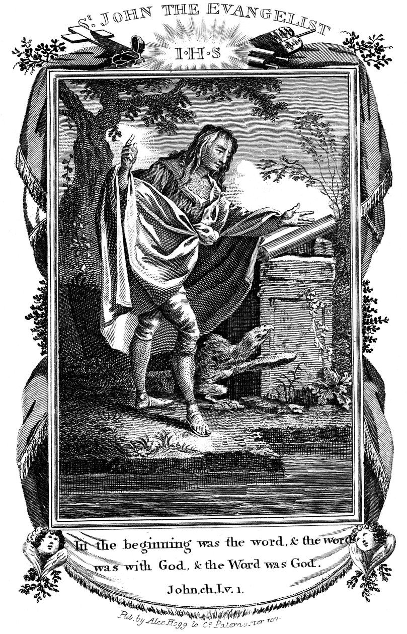 St. Johannes der Evangelist von Unbekannt