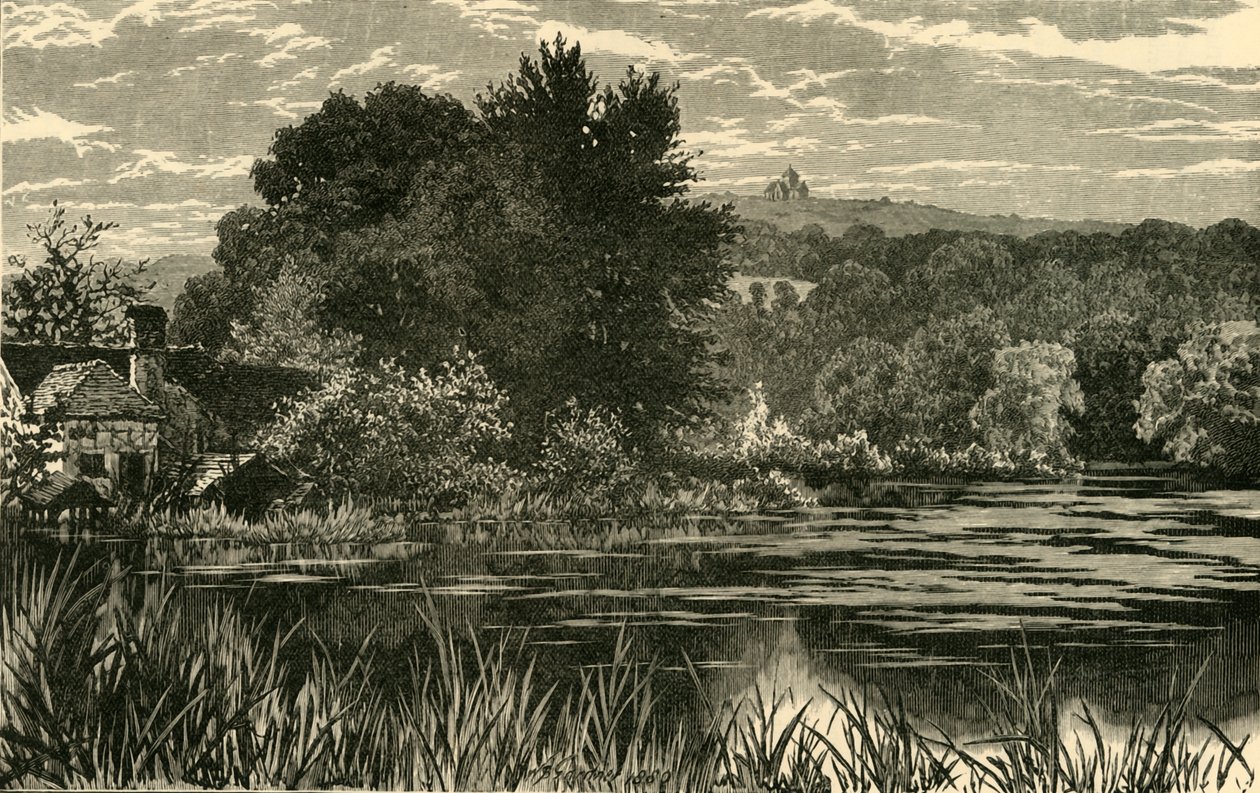 St. Marthas. Vom Lower Postford Pond, 1898 von Unbekannt