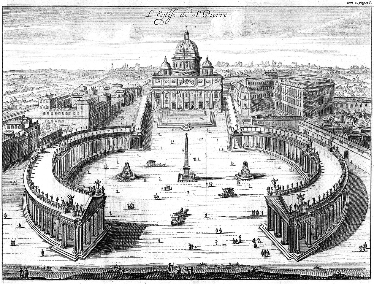 Petersdom, Rom, 1702 von Unbekannt