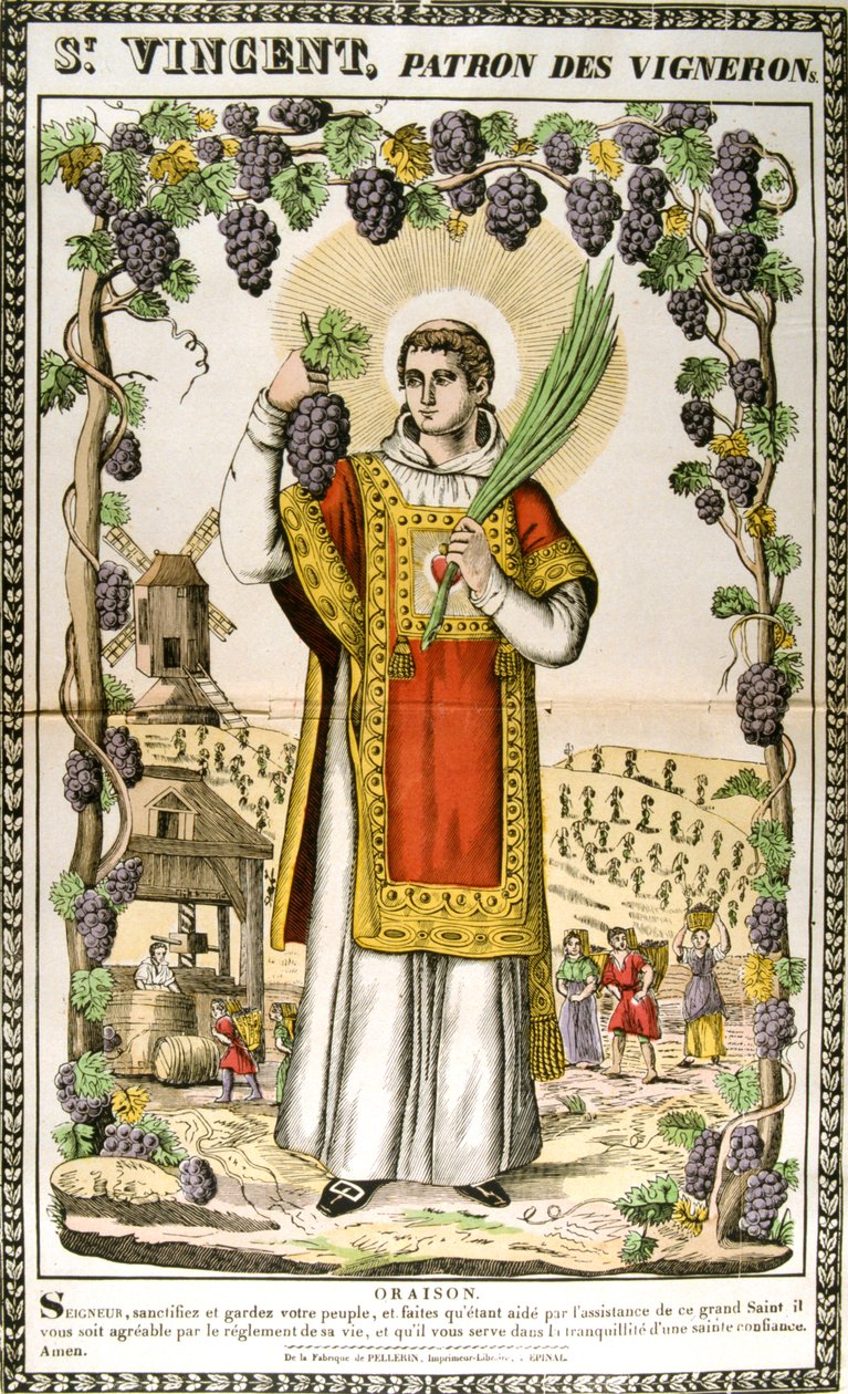 St. Vincent, spanischer christlicher Märtyrer von Unbekannt