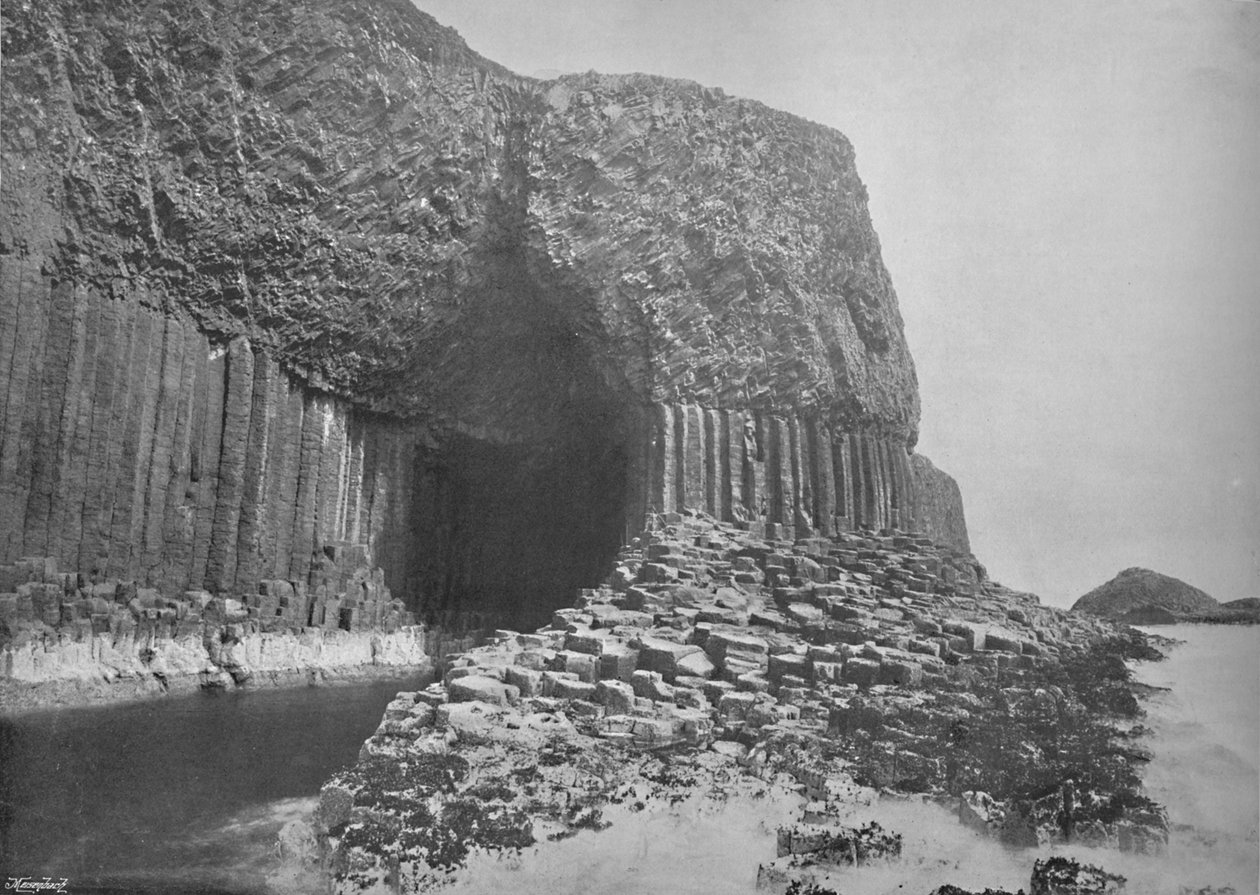 Staffa - Fingals Höhle, 1895 von Unbekannt