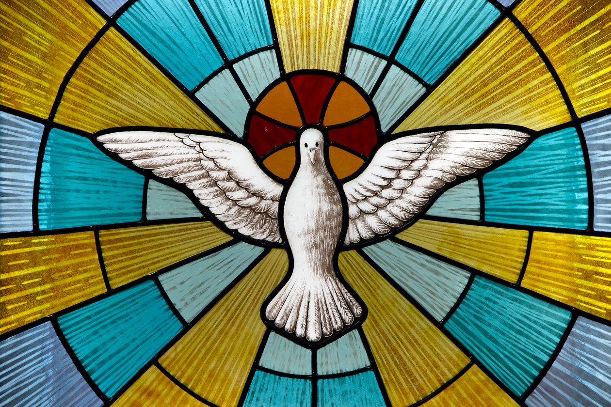 Buntglasfenster in der Spirito Santo Kirche von Unbekannt