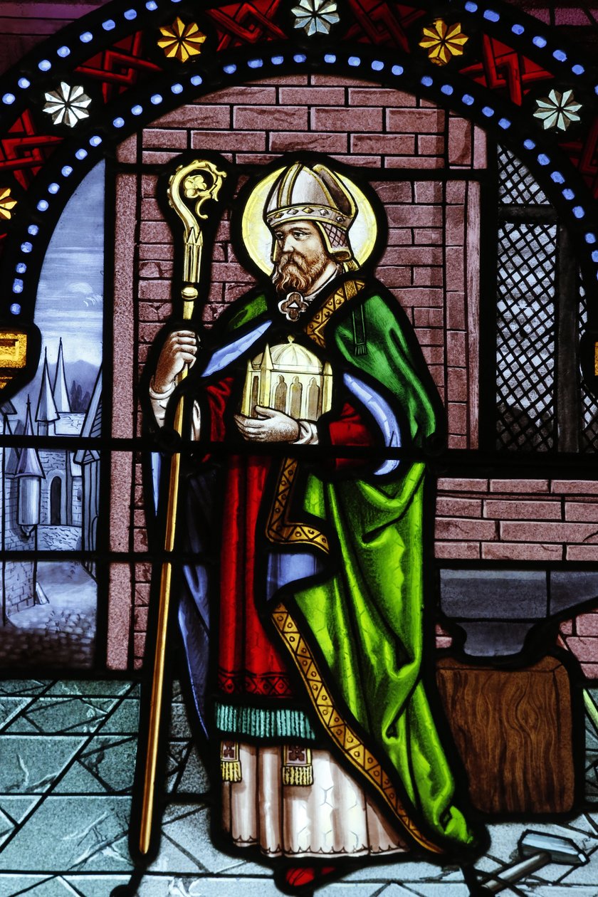 Buntglasfenster. Heiliger Eligius, Toucy, Frankreich von Unbekannt